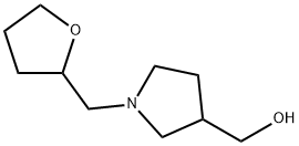 {1-[(oxolan-2-yl)methyl]pyrrolidin-3-yl}methanol Struktur