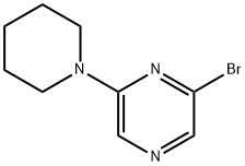 2-bromo-6-piperidin-1-ylpyrazine Struktur