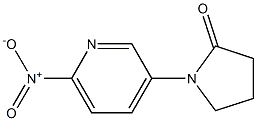 1-(6-Nitropyridin-3-yl)pyrrolidin-2-one Struktur