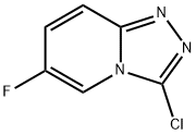 3-CHLORO-6-FLUORO-[1,2,4]TRIAZOLO[4,3-A]PYRIDINE Struktur