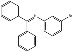 Benzenamine, 3-bromo-N-(diphenylmethylene)- Struktur