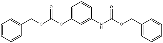 benzyl 3-{[(benzyloxy)carbonyl]amino}phenyl carbonate Struktur