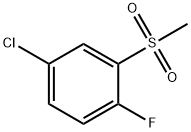 4-chloro-1-fluoro-2-(methylsulfonyl)benzene Struktur