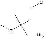 2-Methoxy-2-methylpropan-1-amine hydrochloride Struktur