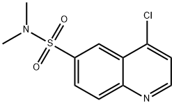 4-chloro-N,N-dimethylquinoline-6-sulfonamide Struktur