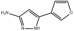 3-(furan-3-yl)-1H-pyrazol-5-amine Struktur