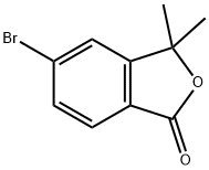 1(3H)-ISOBENZOFURANONE, 5-BROMO-3,3-DIMETHYL- Struktur