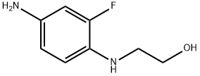 2-[(4-Amino-2-fluorophenyl)amino]ethanol Struktur