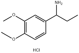 [1-(3,4-dimethoxyphenyl)propyl]amine hydrochloride Struktur