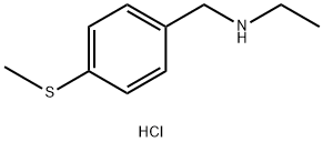 N-[4-(methylthio)benzyl]ethanamine hydrochloride Struktur