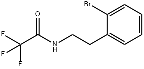 N-(2-bromophenethyl)-2,2,2-trifluoroacetamide Struktur