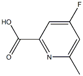 4-Fluoro-6-methylpicolinic acid Struktur