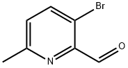 3-bromo-6-methylpicolinaldehyde Struktur