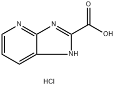 3H-imidazo[4,5-b]pyridine-2-carboxylic acid hydrochloride Struktur