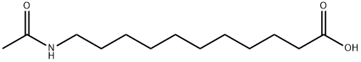 11-(acetylamino)- Undecanoic acid Struktur