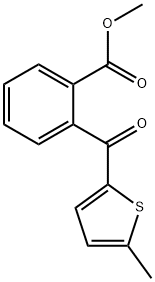 METHYL 2-(5-METHYLTHIOPHENE-2-CARBONYL)BENZOATE Struktur