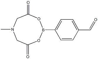 4-(6-Methyl-4,8-dioxo-1,3,6,2-dioxazaborocan-2-yl)benzaldehyde Struktur