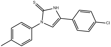 4-(4-Chloro-phenyl)-1-p-tolyl-1H-imidazole-2-thiol Struktur