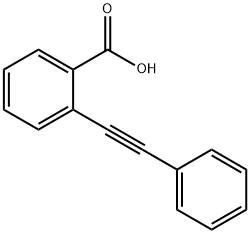 2-(2-phenylethynyl)benzoic acid Struktur