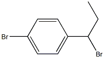 1-bromo-4-(1-bromopropyl)benzene Struktur