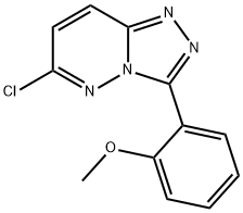 6-chloro-3-(2-methoxyphenyl)[1,2,4]triazolo[4,3-b]pyridazine Struktur