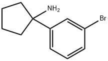 1-(3-BROMOPHENYL)CYCLOPENTAN-1-AMINE Struktur