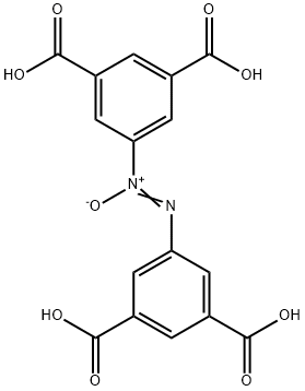 azoxybenzene-3,3',5,5'-tetracarboxylic acid Struktur