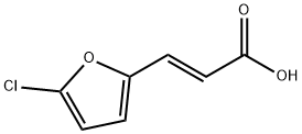 3-(5-chloro-2-furyl)acrylic acid Struktur