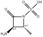 (2S,3S)-3-AMINO-2-METHYL-4-OXO-1-AZETIDINESULFONIC ACID Struktur