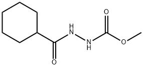 methyl 2-(cyclohexylcarbonyl)hydrazinecarboxylate Struktur