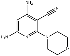 4,6-Diamino-2-morpholin-4-yl-nicotinonitrile Struktur