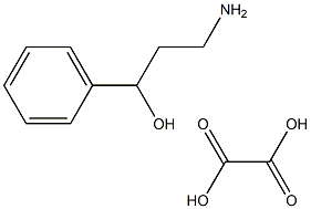 3-Amino-1-phenylpropan-1-ol oxalate Struktur