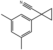 1-(3,5-DIMETHYLPHENYL)CYCLOPROPANE-1-CARBONITRILE Struktur