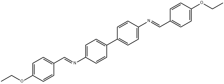 N,N'-bis(4-ethoxybenzylidene)-4,4'-biphenyldiamine Struktur