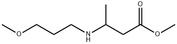 methyl 3-[(3-methoxypropyl)amino]butanoate Struktur