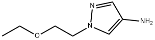 1-(2-ethoxyethyl)-1H-pyrazol-4-amine Struktur