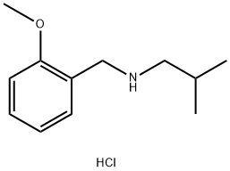 [(2-methoxyphenyl)methyl](2-methylpropyl)amine hydrochloride Struktur