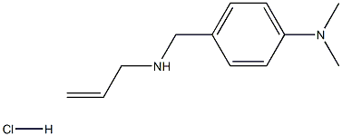 N,N-dimethyl-4-{[(prop-2-en-1-yl)amino]methyl}aniline hydrochloride Struktur