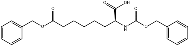 Cbz-S-2-Aminosuberic acid 8-(phenylmethyl) ester Struktur