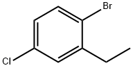 2-Bromo-5-chloroethylbenzene Struktur