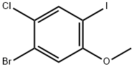 5-Bromo-4-chloro-2-iodoanisole Struktur