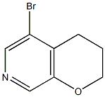 5-bromo-3,4-dihydro-2H-pyrano[2,3-c]pyridine Struktur