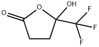 5-hydroxy-5-(trifluoromethyl)dihydrofuran-2(3H)-one Struktur