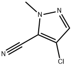 4-Chloro-2-methyl-2H-pyrazole-3-carbonitrile Structure