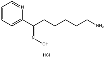 (Z)-N-[6-amino-1-(pyridin-2-yl)hexylidene]hydroxylamine hydrochloride Struktur