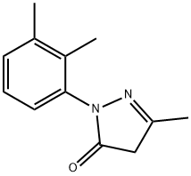 1-(2,3-dimethylphenyl)-3-methyl-1H-pyrazol-5(4H)-one Struktur