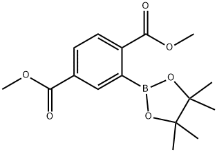 DIMETHYL 2-(4,4,5,5-TETRAMETHYL-1,3,2-DIOXABOROLAN-2-YL)TEREPHTHALATE Struktur