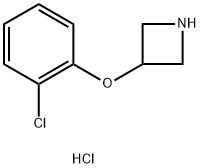 3-(2-chlorophenoxy)azetidine hydrochloride Struktur