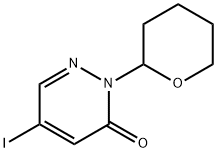 5-Iodo-2-(tetrahydro-pyran-2-yl)-2H-pyridazin-3-one Struktur