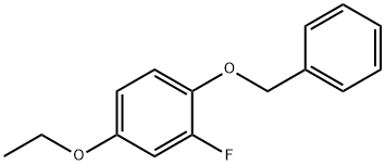 4-Ethoxy-2-fluoro-1-(phenylmethoxy)benzene Struktur